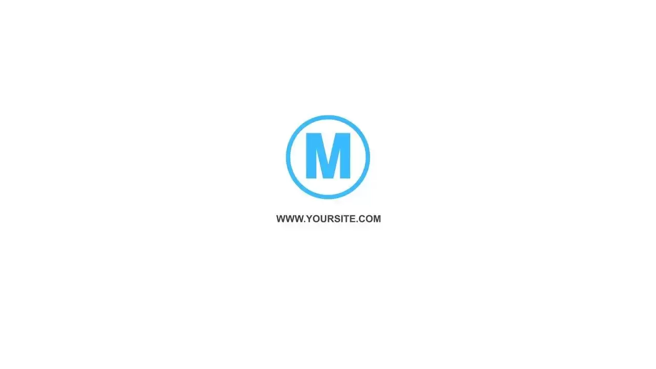 简单干净的照片LOGO标志AE模板视频下载-附音频