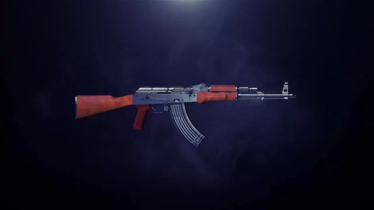 炫酷动态AK47组装logo特效展示视频下载-附音频