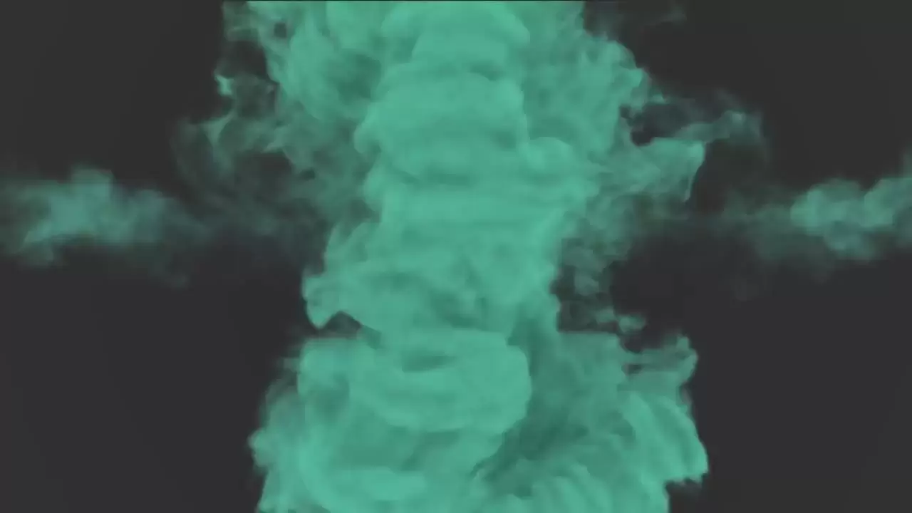 动态动画的烟雾LOGO标志AE工程-附音频