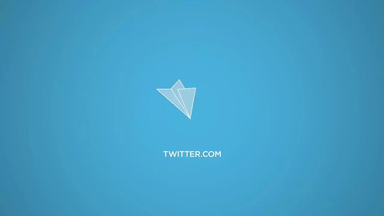 纸飞机LOGO标志显示AE工程-附音频