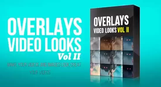 缩略图AE模板-视频特效风格化滤镜预设 Overlays Video Looks Vol II