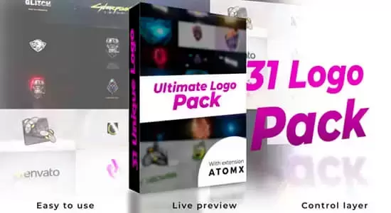 缩略图AE脚本-31组终极LOGO标志展示片头动画 Ultimate Logo Reveal Pack