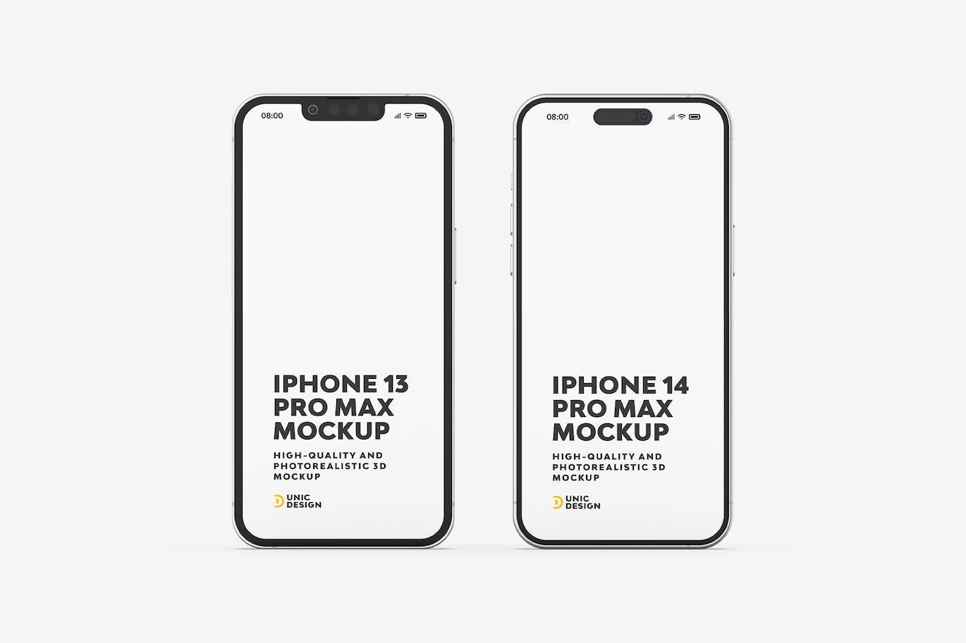 缩略图iPhone 13 和 iPhone 14 手机样机 (PSD)下载