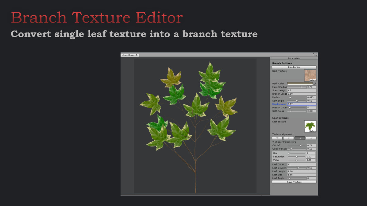 Mtree – 树木创建工具 v2.5.3 for Unity 完整版下载