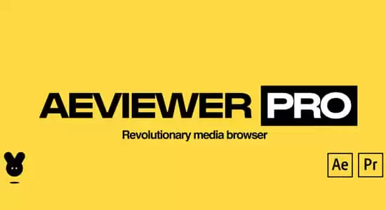 AE/PR脚本-媒体资源项目模板素材预览管理应用工具 AEviewer Pro V2.2 专业版