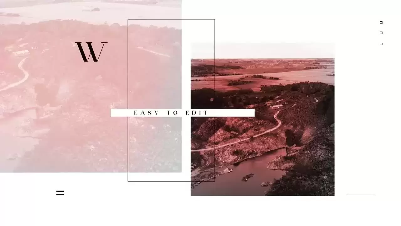 抽象设计动态文本过渡AE模板Velvet Clean Slideshow视频下载