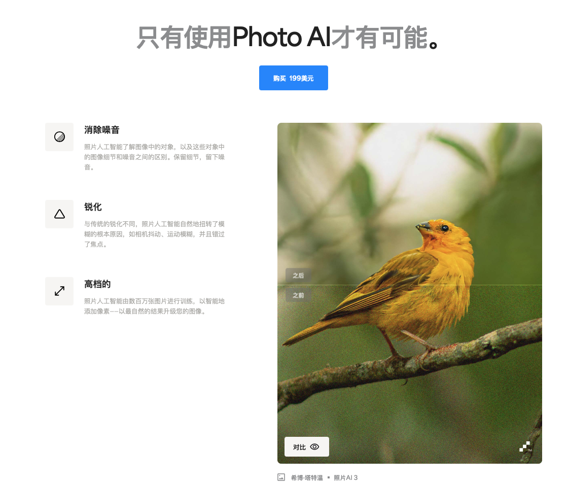 Topaz Photo AI（图片增强工具）破解版 V3.2.1 绿色便携版 (去升级集成全部离线模型完整版)