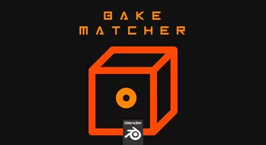 自动命名烘焙对象匹配Blender插件 Bake Matcher v1.0.4