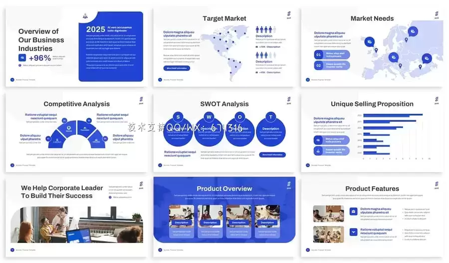 港口-业务介绍 PPT模板 (PPT,PPTX)下载