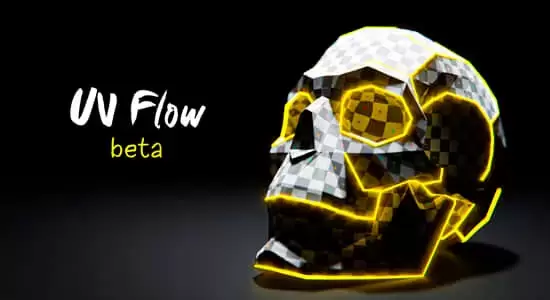 Blender插件-智能快捷贴图展UV工具 UV Flow v0.9.12