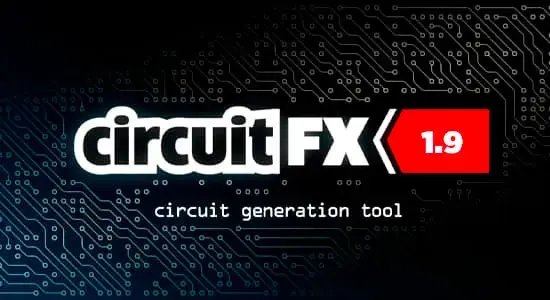 AE脚本-高科技电流电路板线路动画 circuitFX v1.90