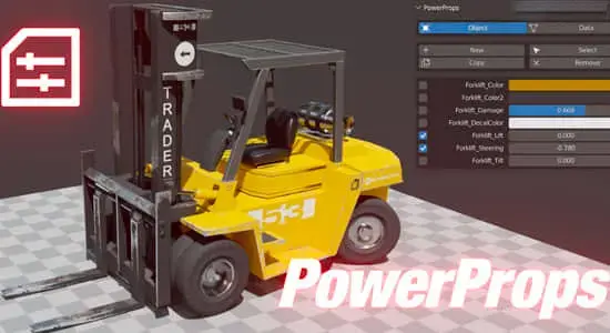 Blender插件-智能操作模型动画属性控制 PowerProps v0.3.1