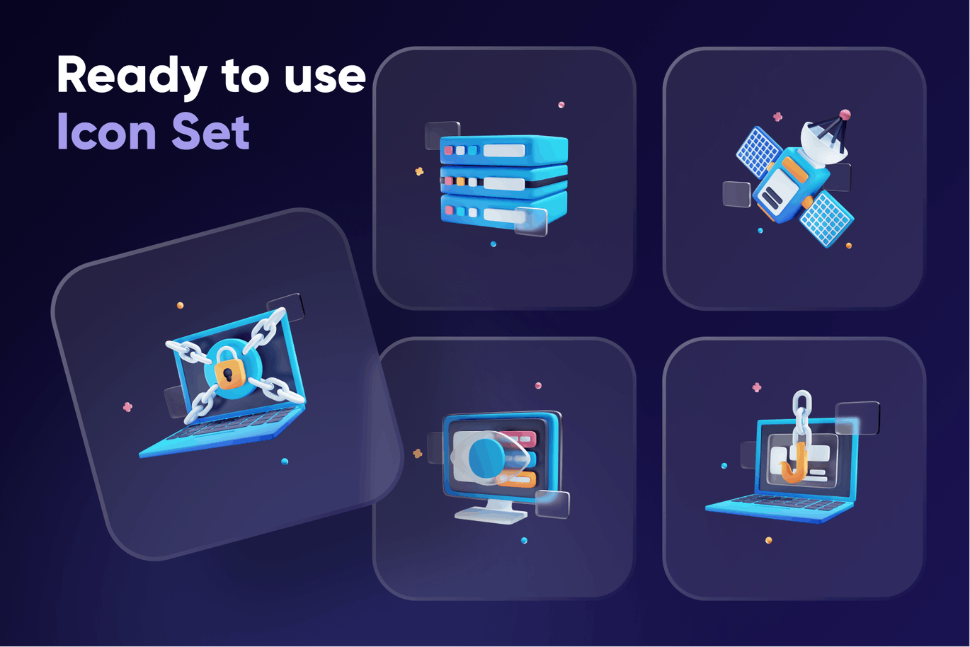 3D数码仪器3D图标 (Blend,PNG)模型下载