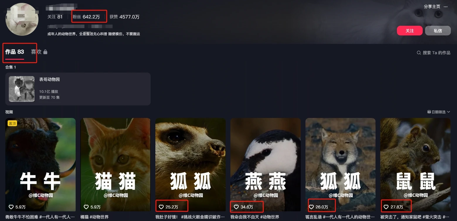 搞笑动物解说教程及2T动物纪录片素材