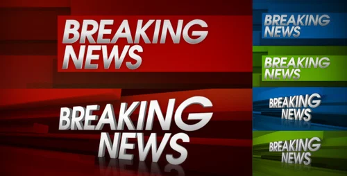 动态图文快讯 - 突发新闻开场AE模板