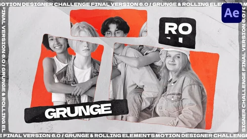 Grunge & Rolling Urban Opener AE模板中文介绍