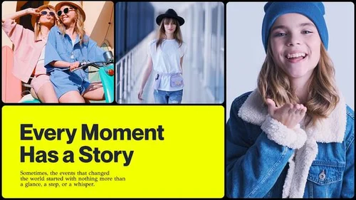 电影级动态创意拼贴展示模板 | After Effects模板