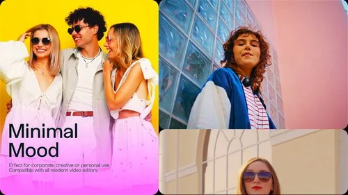 电影级商业动态展示AE模板 | 创意数字拼贴幻灯片