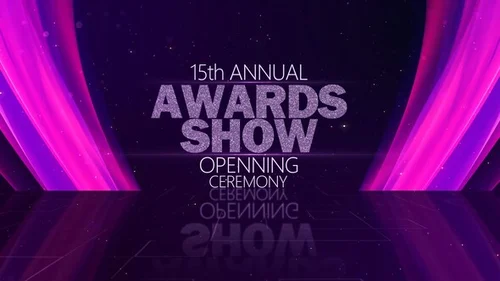 璀璨盛典 - 优雅活动颁奖典礼幻灯片AE模板