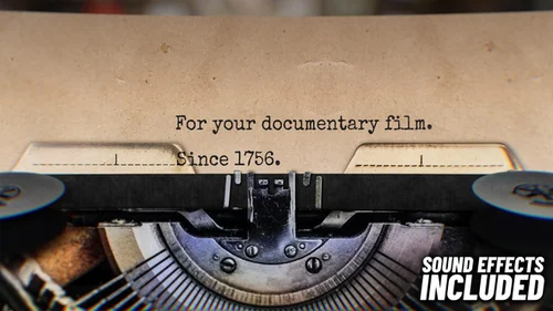 TypeWriter | Realistic Titles - 复古打字机特效AE模板