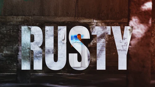 生锈的工业产品三通模型AE模板