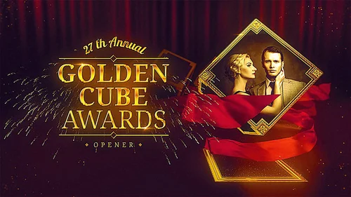 金立方Golden Cube 颁奖典礼包 AE 模板介绍