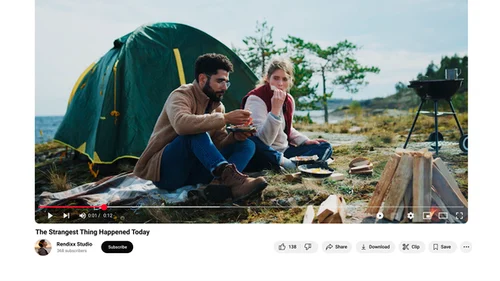 After Effects 社交媒体频道模板 - 动态按钮与界面动画包