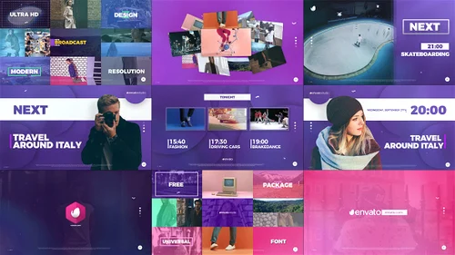 专业广播媒体动态包装套件 - After Effects模板