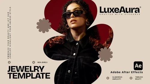 珠宝优雅模板 - 奢华珠宝展示AE模板