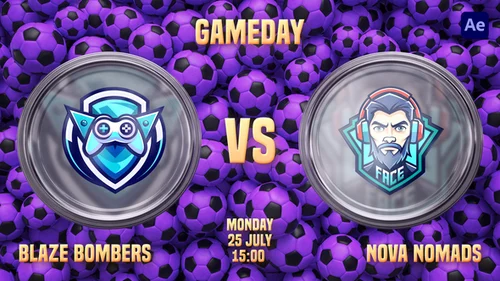 抽象3D动态欧锦赛开场AE模板 | Instagram故事专用