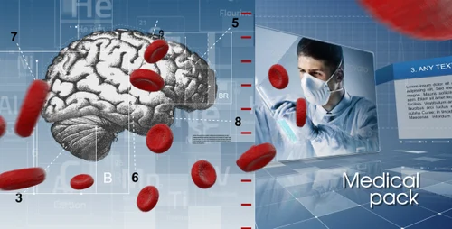 医学科学视觉动态模板 - AE医疗健康专题