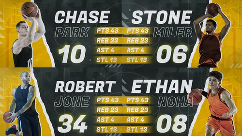 震撼篮球赛事开场片头AE模板：专业级运动视觉盛宴