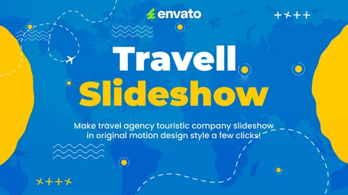 【卡通瓶子旅行记】 - 手绘动画旅行宣传AE片头模板