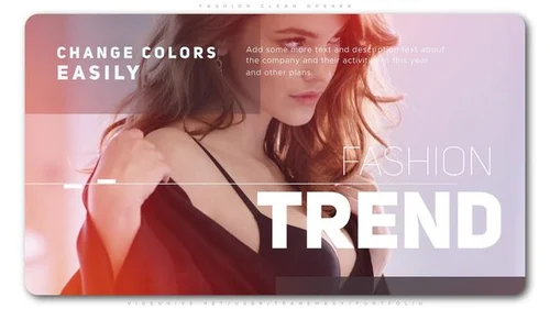 奢华风时尚清洁片头动画AE模板