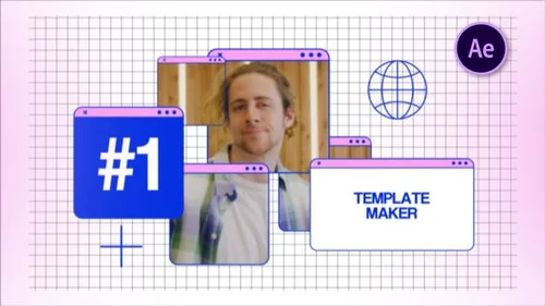 冲击十足的AE模板 复古用户界面元素