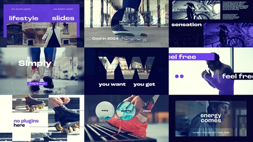 快节奏动态故障风模板 | AE模板专为高能量场景打造