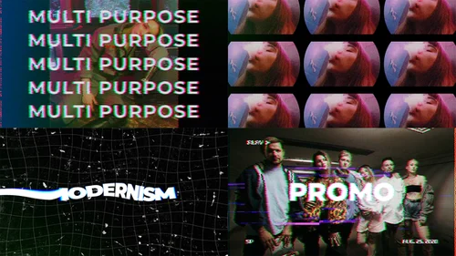 迷幻色调80年代复古故障AE模板介绍