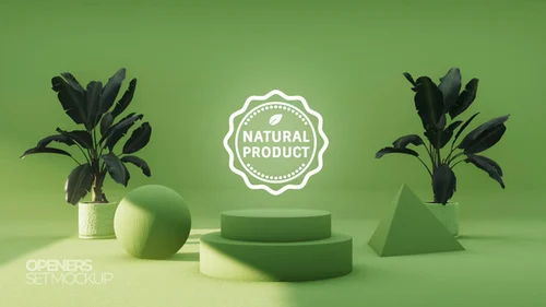 三维动态广告开场模板 - AE宣传片特效