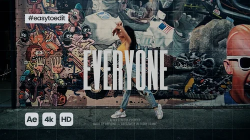 城市快闪片头动画AE模板