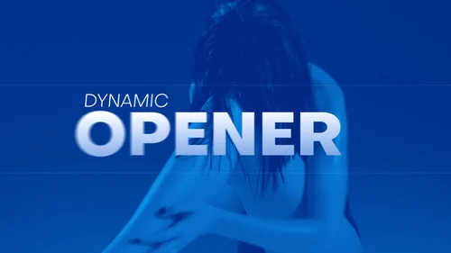 现代动态开场AE模板 - AE短片制作利器