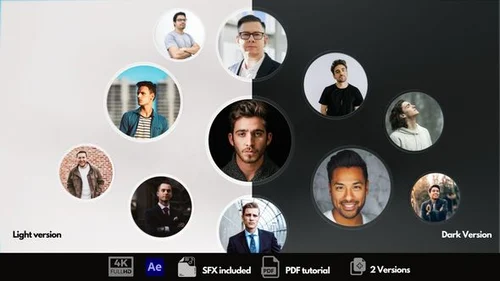 专业企业品牌宣传动态开场模板 - 3D炫动标识揭示动画