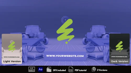 震撼3D农业主题宣传片头模板 | AE专业设计模板