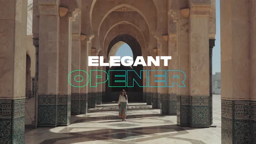 Elegant Opener - 优雅开场 AE模板