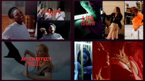 多风格动态混剪演示AE模板：ACTION | ALBUM | BROADCAST