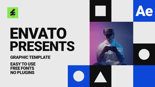 抽象艺术与商业动效设计片头动画AE模板