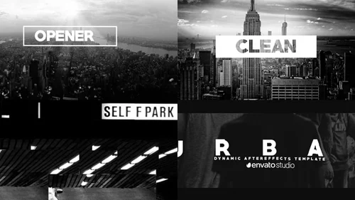 「城市脉搏」动感故障开场AE模板 - 专为嘻哈潮流打造