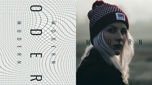 简洁时尚开场AE模板 - 现代简约风格