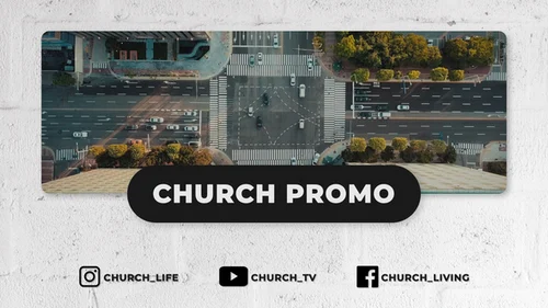 教堂Church Promo揭幕战AE模板