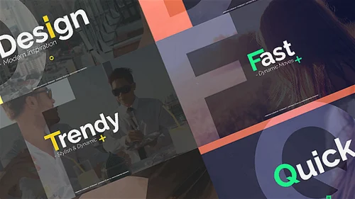 快速极简企业片头AE模板：现代、商务、动感呈现