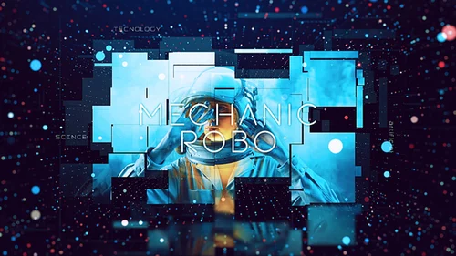 AE模板：几何未来主义 - 抽象科技感动态设计